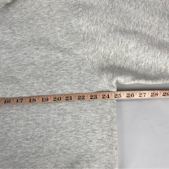 Fruit of the Loom Gray Cat Embroidered bat wing xxl crew neck Y2k - Picture 6 of 8